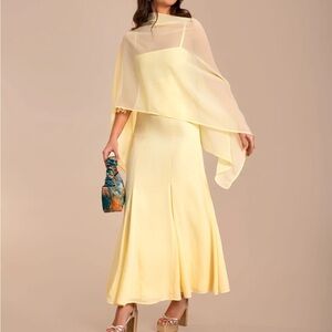 THE-ARE Carlota Dress & Cape